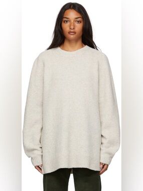 6397 Relaxed Oversized Knit Wool Cashmere Sweater